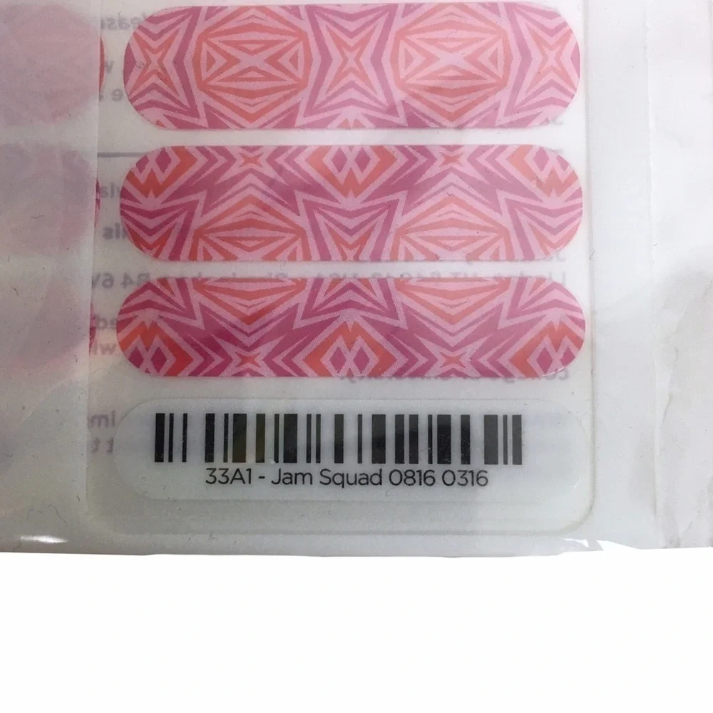 JAMBERRY Nail Wraps Jam Squad August 2016 New Rep Promo Set Southwestern Geo